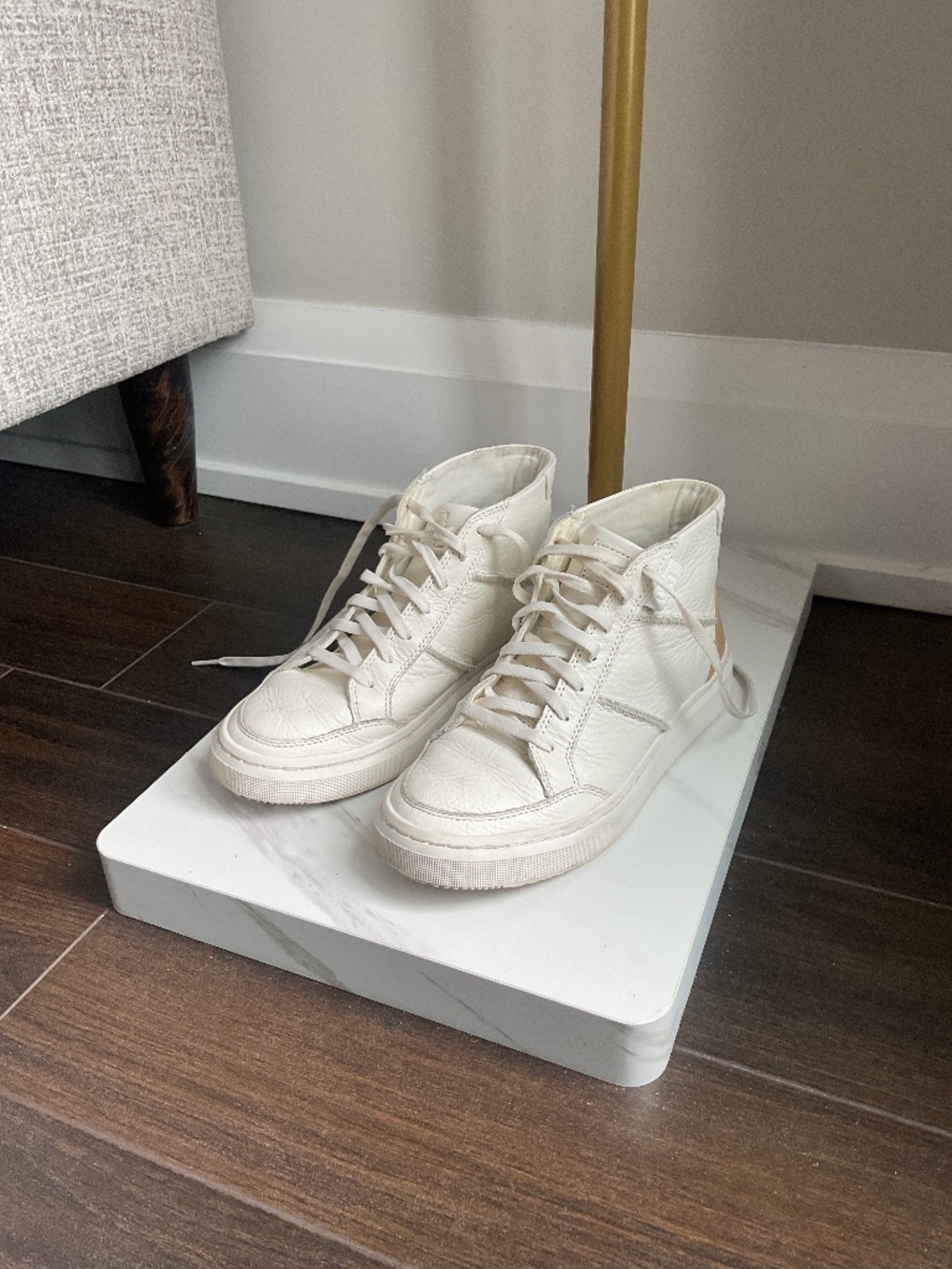 UGG High-Top Leather Sneakers